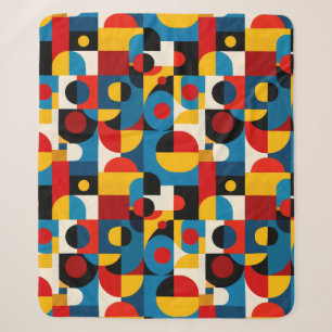 Modernes geometrisches Muster im Bauhausstil Sherpadecke