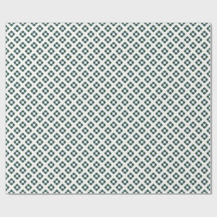 Modernes geometrisches Muster in naturlich Inspiri Geschenkpapier