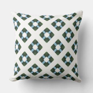Modernes geometrisches Muster in naturlich Inspiri Kissen