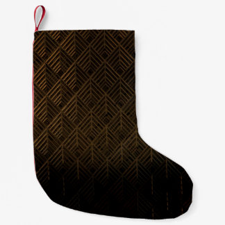 Modernes geometrisches Muster Kleiner Weihnachtsstrumpf