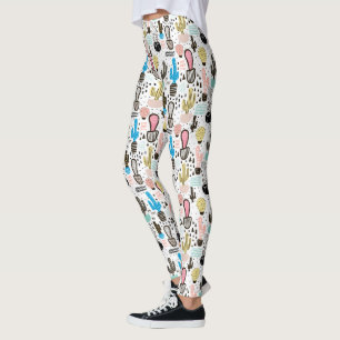Modernes geometrisches Muster Leggings
