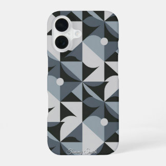 Modernes geometrisches Muster - Stilvoll und einzi iPhone 16 Hülle