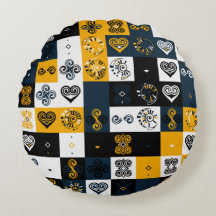 Modernes geometrisches Muster, trendgelb