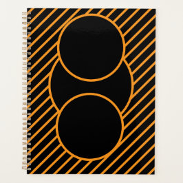 Modernes geometrisches SpiralNotebook Planer