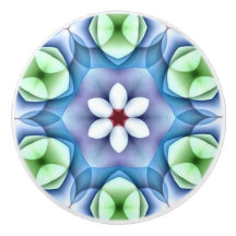 Modernes geometrisches weißes Gänseblümchen