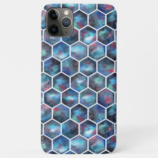 Modernes geometrisches Weltraumgitter mit kosmisch Case-Mate iPhone Hülle