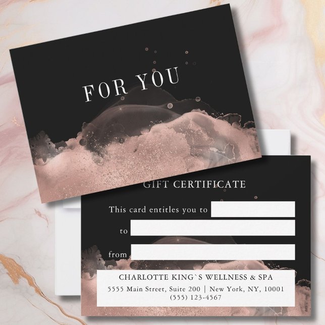 MODERNES GESCHÄFTSGESCHENKZEUGNIS (BUSINESS GIFT CERTIFICATE| for you, modern & Trends. Perfect for Beauty, Nails, Lashes, Make-up Arti)