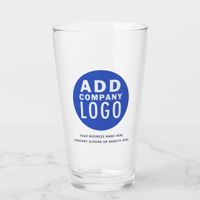 Modernes Geschäftslogo und Name Glas (Vorderseite)