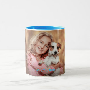 Modernes Geschenk für kundenspezifische Fotos Tass Zweifarbige Tasse