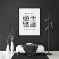 Modernes Geschenk mit mehreren Fotos elegant Schwa