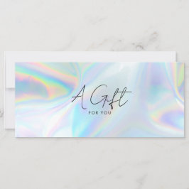 Modernes Geschenkgutachten für Holografie