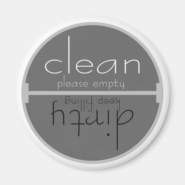 Modernes Geschirrspülmagazin Magnet (Vorne)