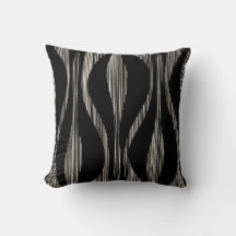 Modernes gestreiftes Lounge-Muster Schwarz aus dem