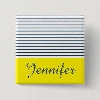 Modernes gestreiftes Muster Button