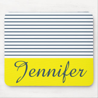 Modernes gestreiftes Muster Mousepad