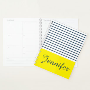 Modernes gestreiftes Muster Planer