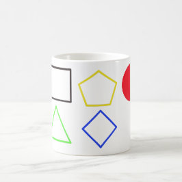 Modernes Gewand - fette geometrische Abstrakte Kun Kaffeetasse