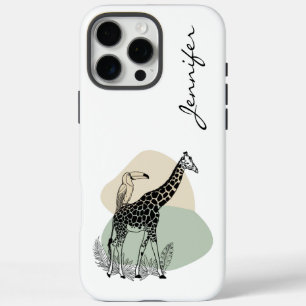 Modernes Giraffe iPhone 16 Pro Max Hülle