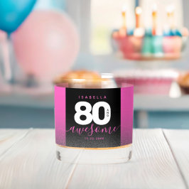 Modernes Girly Hot Pink 80 und Phantastisch Whiskyglas