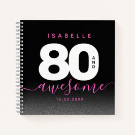 Modernes Girly Pink 80 und Phantastisch Notizbuch
