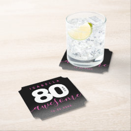 Modernes Girly Pink 80 und Phantastisch Untersetzer