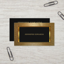 Modernes Gold Schwarz stilvoll beruflich