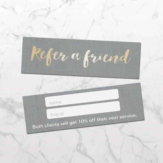 Modernes Gold Script Elegante Silber Linen (Von Creator hochgeladen)