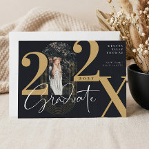 Modernes Graduate Script 2022 Concentric Arch Foto