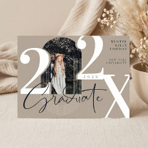 Modernes Graduate Script 2022 Concentric Arch Foto