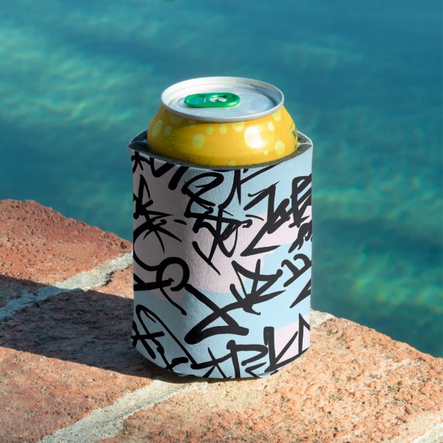 Modernes Graffiti Dosenkühler (In Situ Pool)