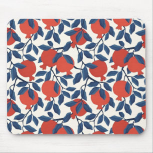 Modernes Granatapfmuster Mousepad