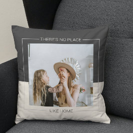 Modernes Grau & Beige | FOTO | Zuhause-Geschenk Kissen