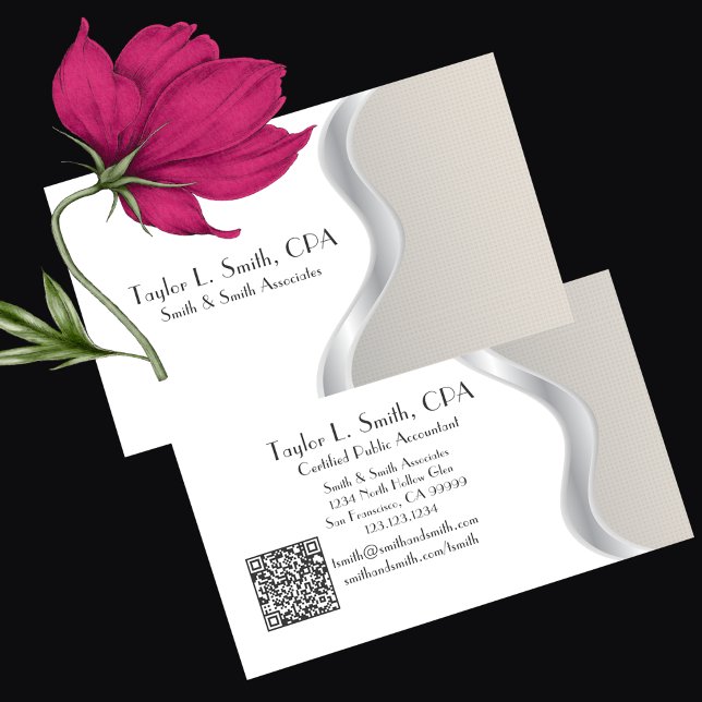 Modernes Grau/Sanddesign Minimalistisch Visitenkarte (Von Creator hochgeladen)