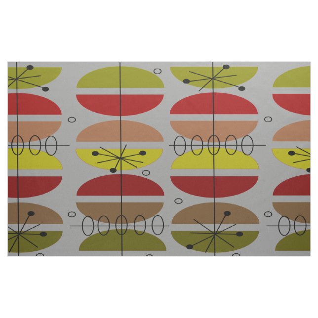 Modernes graues Abstraktes Stoff #56 aus dem Mitte (Yard (91,4 cm))
