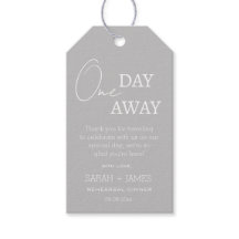 Modernes graues One Day Away Probe Dinner