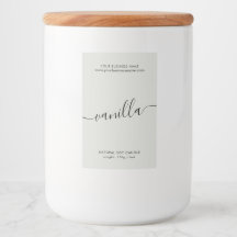 Modernes Grauskriptkronenlabel