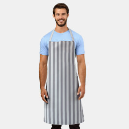Modernes Gray Stripe GRILLEN Kitchen Koch Schürze