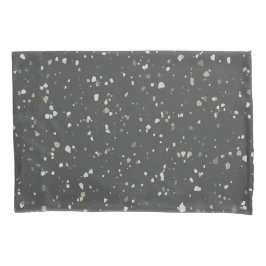 Modernes Gray Terrazzo Kissenbezug