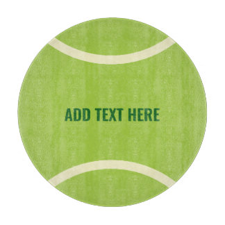 Modernes Green Tennis Ball-Geschenk Schneidebrett
