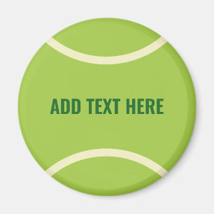 Modernes Green Tennis Ball Party Magnet