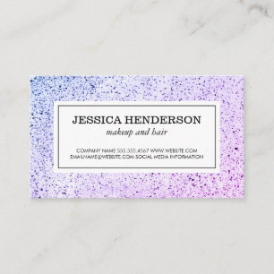 Modernes Grenzmuster Visitenkarte