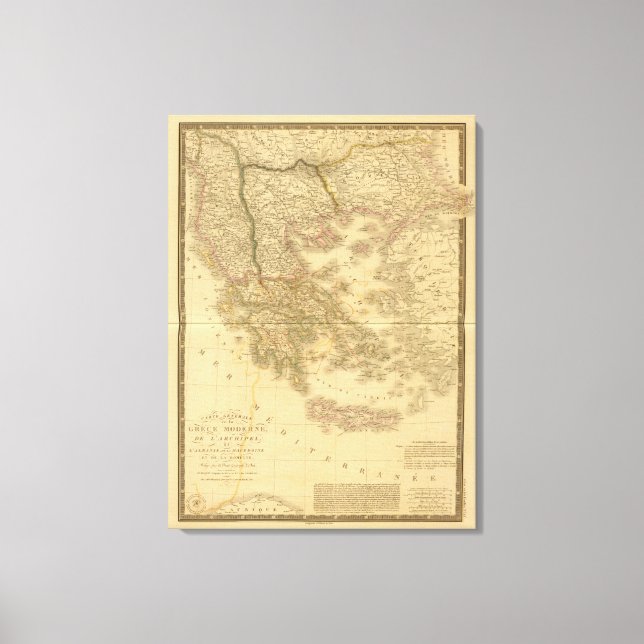 Modernes Griechenland Leinwanddruck (Vorderseite)