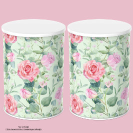 Modernes Grün, blumengeschmückte Umgebung Seidenpapier