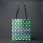 Modernes, grün geometrisches Retro personalisiert Tasche<br><div class="desc">Moderne rosa orangefarbene geometrische Retro personalisiert minimale einzigartigen Budget helle fett besten Geschenktüte. Ideal Weihnachten,  Geburtstag,  Jubiläum,  Abschluss,  Müttertag,  Vatertag,  Neujahrsgeschenk.</div>