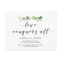 Modernes Grün, Liebe erobert alles, Aufschub