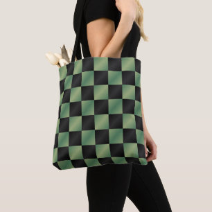 Modernes, grün-schwarzes Licht Tasche