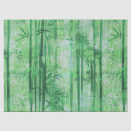 Modernes grünes Bambusgewebe - 10lb, 17"x23" Seidenpapier