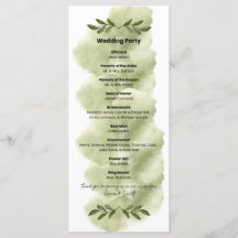 Modernes grünes Blatt minimalistisches Hochzeitspr