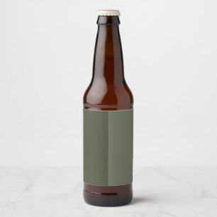 Modernes, grünes Dualtonflaschen-Etikett - Maßgesc Bierflaschenetikett