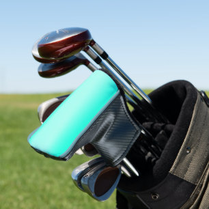 Modernes grünes Gefälle Sommerfarbenwelt Golf Headcover